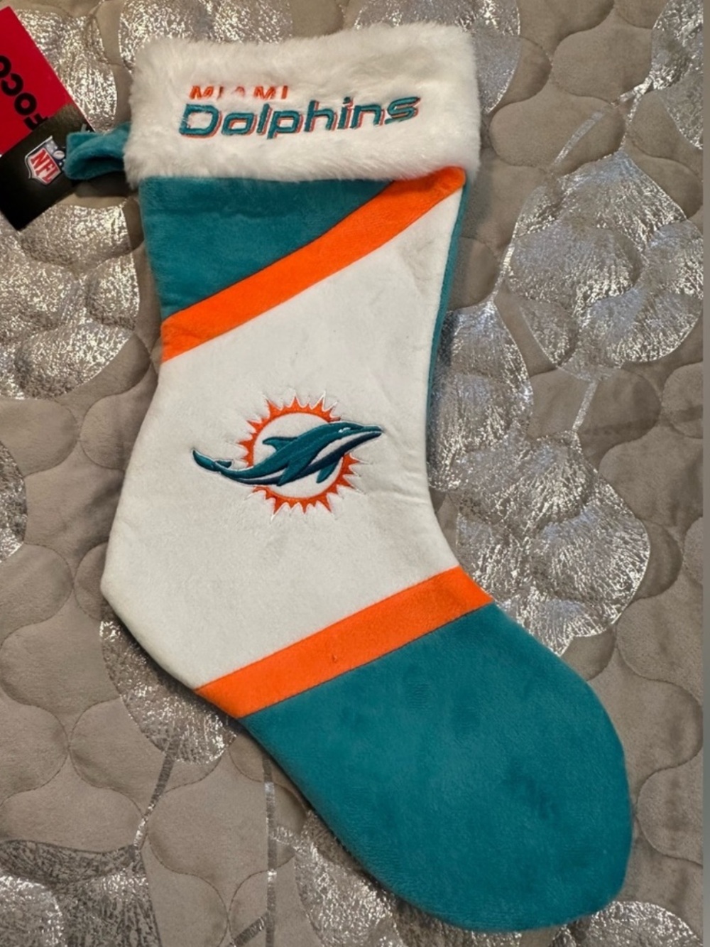 🆕2 Miami Dolphins Christmas Stockings